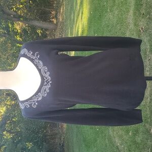 Debbie Morgan Jewel Neckline Sweater